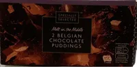 Belgian chocolate puddings