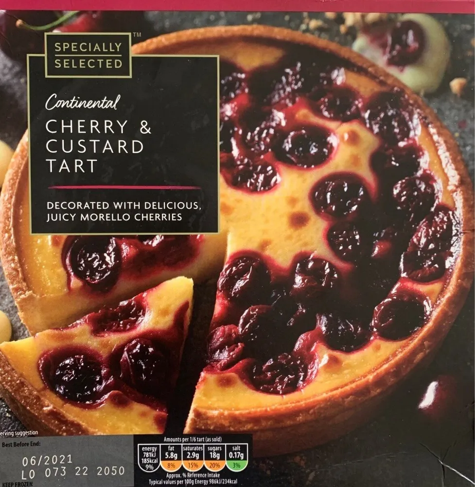 Cherry & Custard Tart