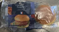4 Sliced Brioche Burger Buns