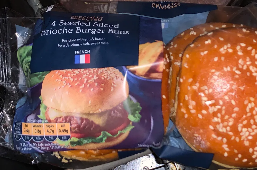 Seeded Brioche Burger Buns