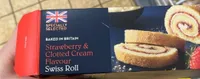 Strawberry swiss roll