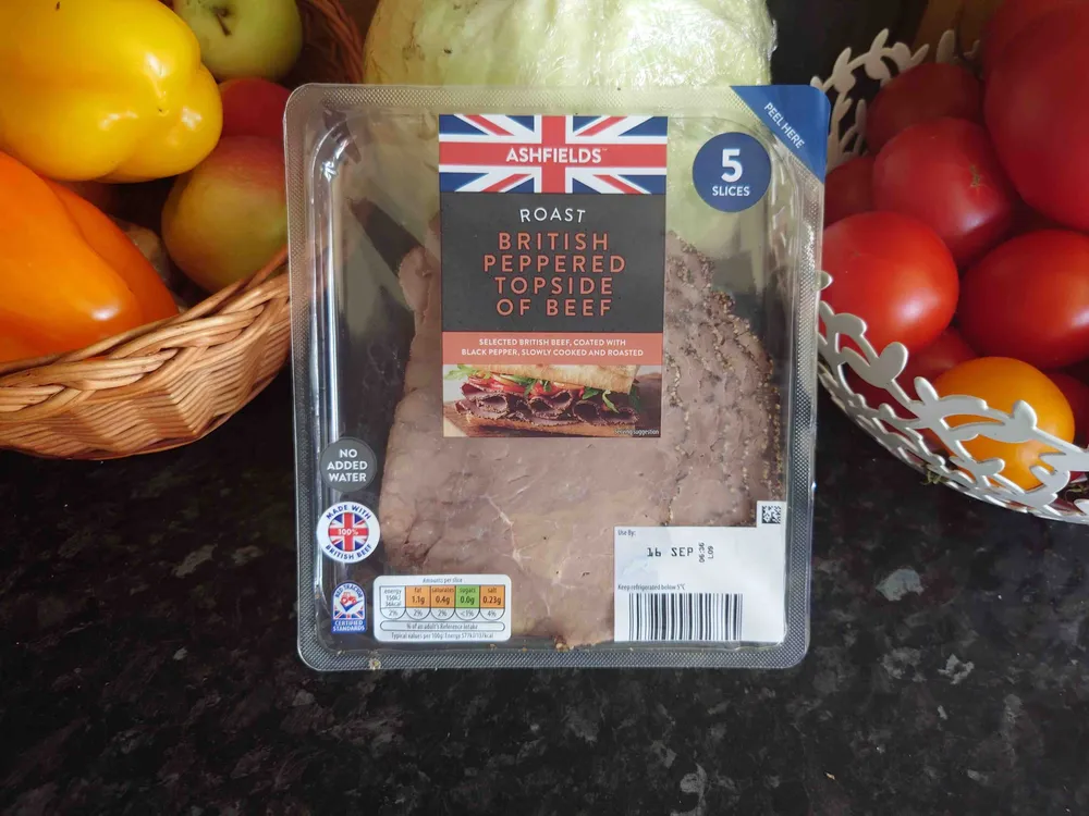Roast British Peppered Topside of Beef