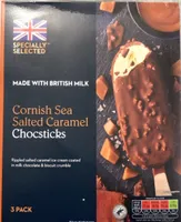 Cornish Sea Salted Caramel Chocsticks Ice Cream