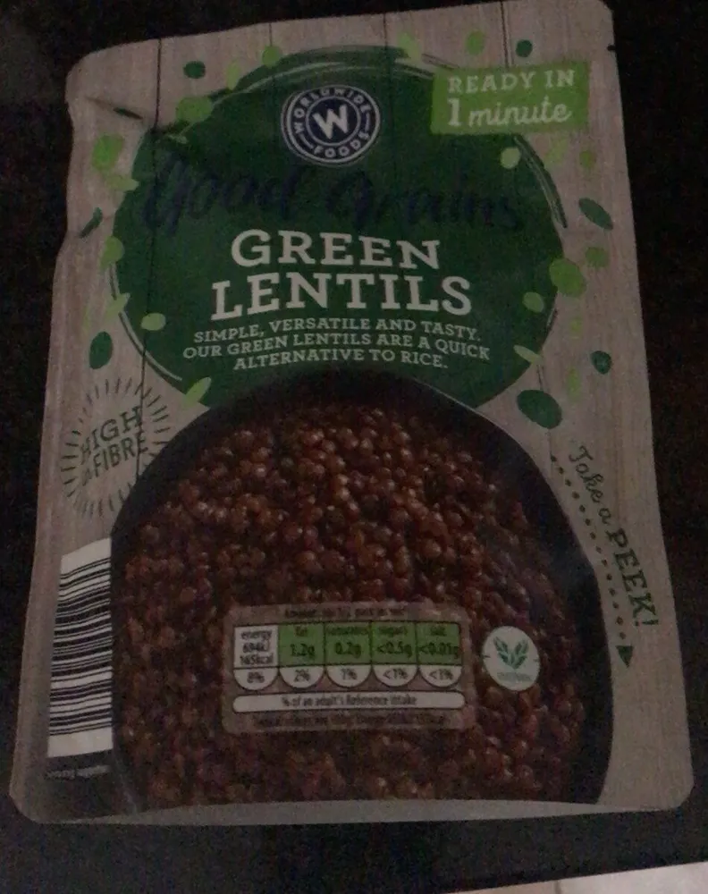 Green lentils