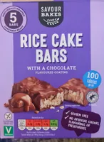 Rice Cake Bars with a Chocolate Flavoured Coating