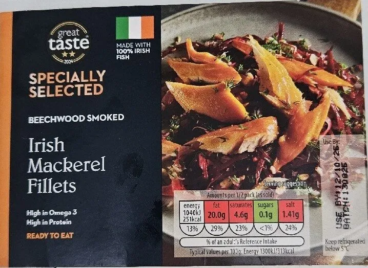 Irish Markerel Fillets