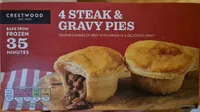 Steak and gravy pies