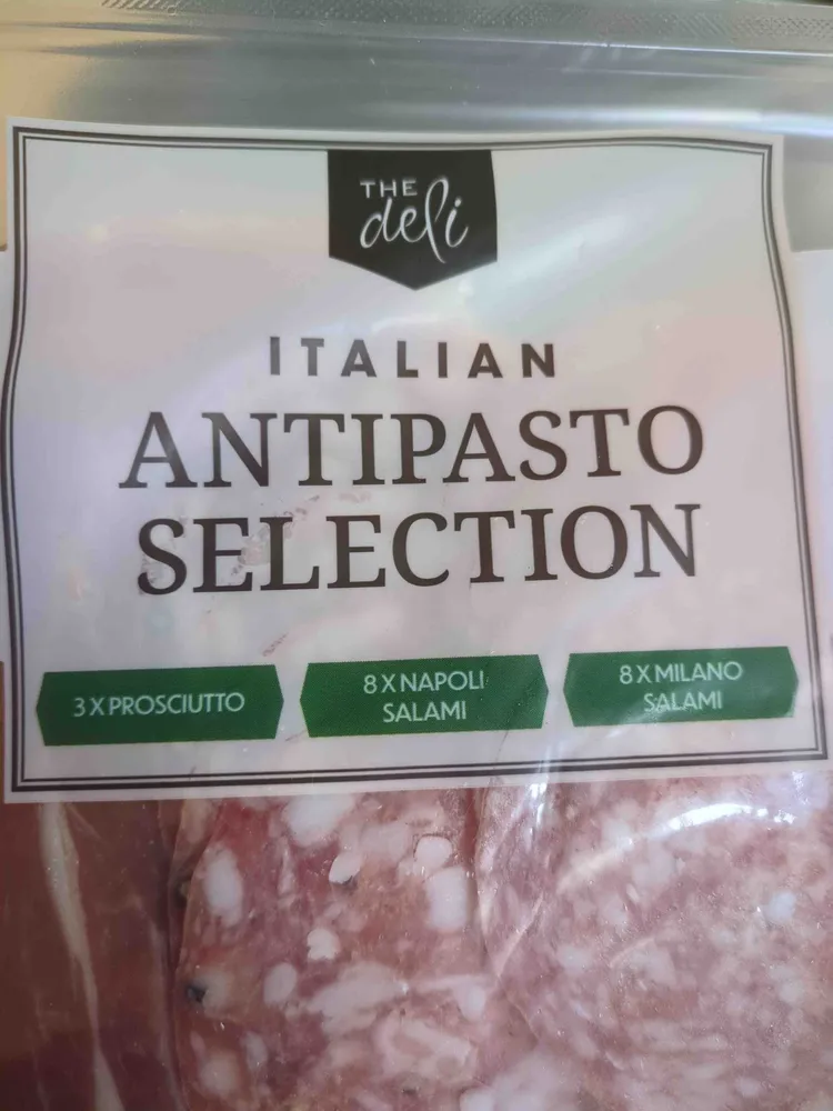 Italian antipasto selection