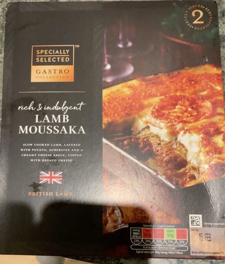 Lamb moussaka