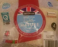 British lighter mature cheese