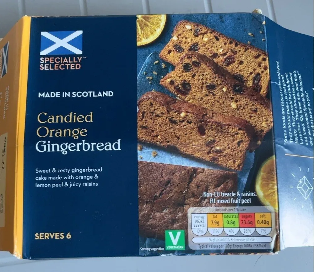 Candied Orange Gingerbread
