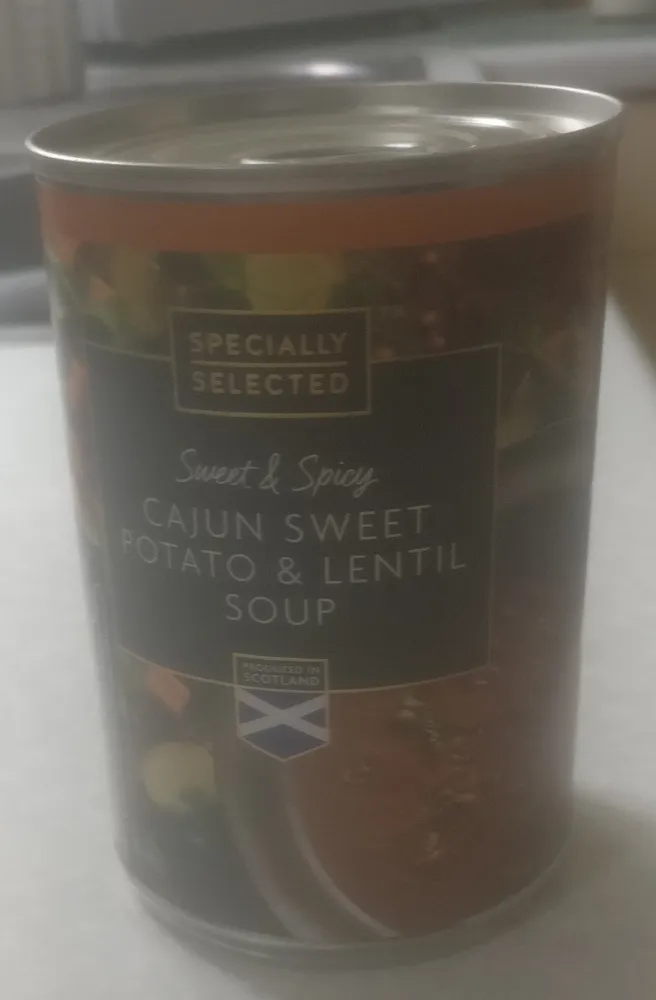 Cajun Sweet Potato & Lentil Soup