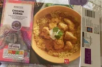 Chicken korma with pilau rice