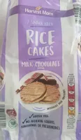 Rice cakes milk chocolate coating