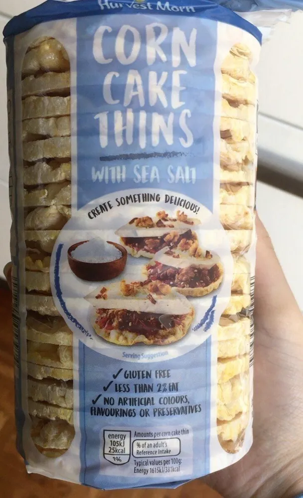 corn cake thins sea salt