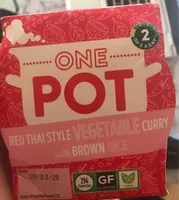 One pot red thai style vegetable curry