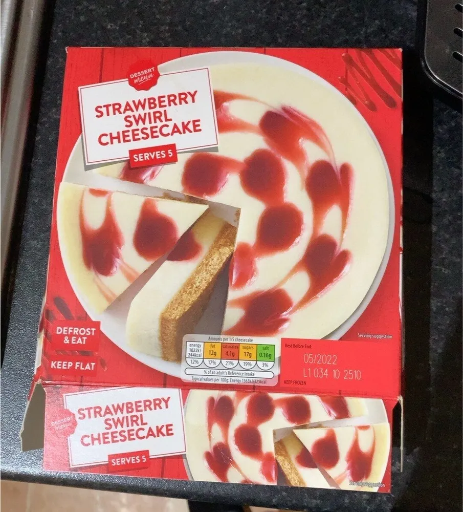 Strawberry Swirl cheesecake