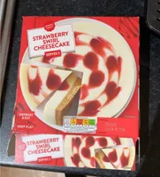 Strawberry Swirl cheesecake