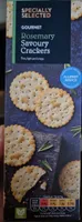 Gourmet Rosemary Savoury Crackers