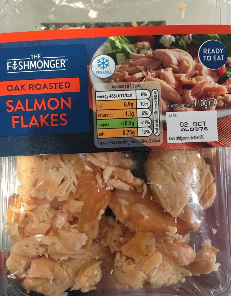 Oak roasted salmon flakes