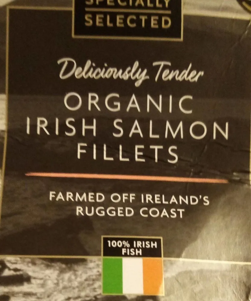 Organic irish salmon fillets