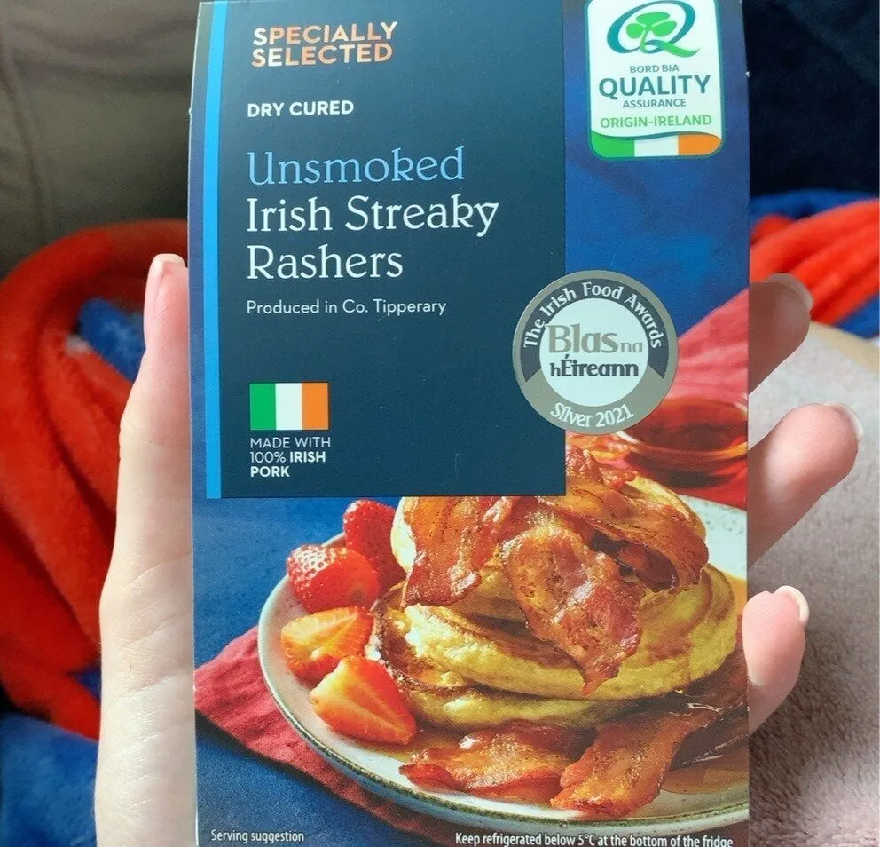 Irish streaky rashers