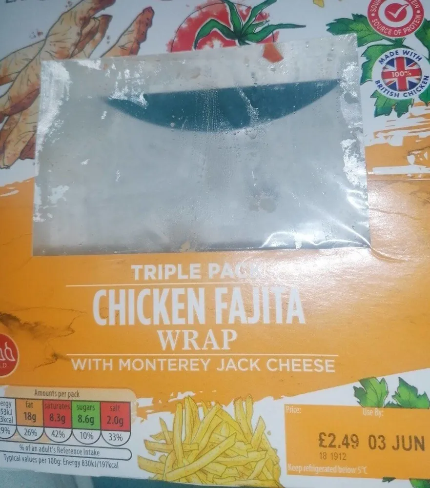 Chicken Fajita with Cheddar Cheese