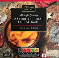 Mature Cheddar Cheese Bake with Spanish Chorizo