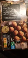 12 chestnut mushroom arancini
