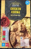 Chicken Korma with Pilau Rice