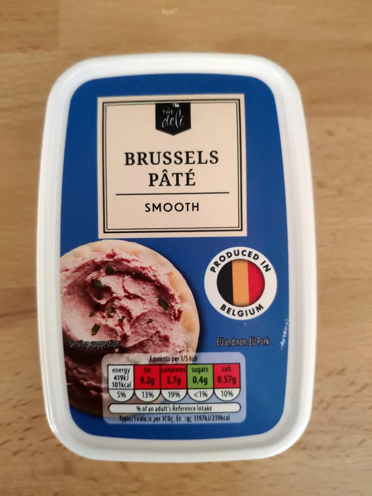 Smooth Brussels pâté