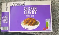 Chicken curry with rice