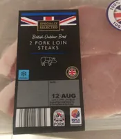 Pork loin steaks