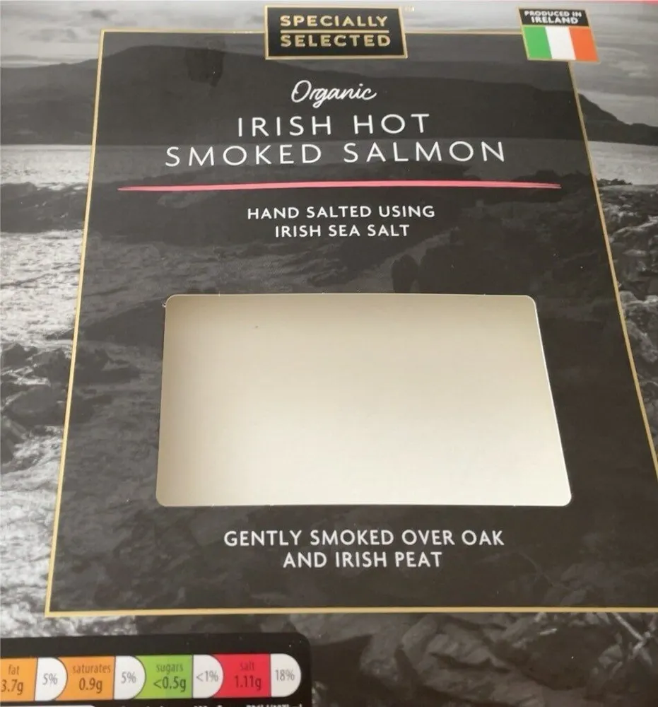 Irish hot smoked salmon