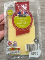 Aldi half fat mature chedder slices
