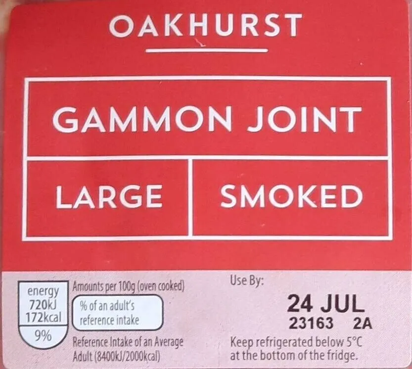 Smoked Gammon Joint
