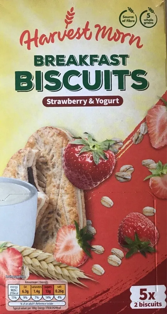 Breakfast Biscuits Strawberry Yoghurt