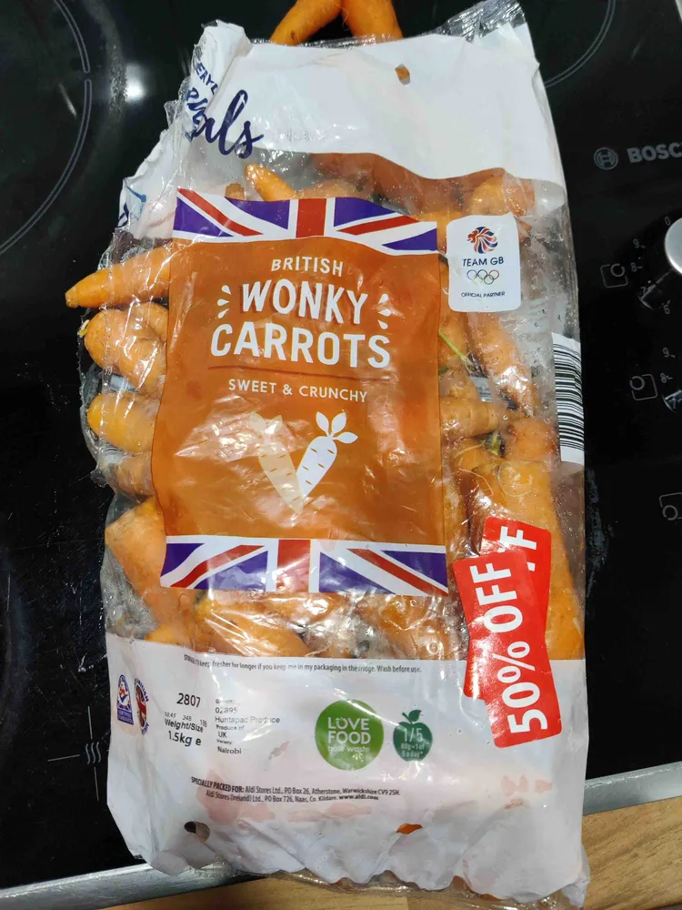 British Wonky Carrots