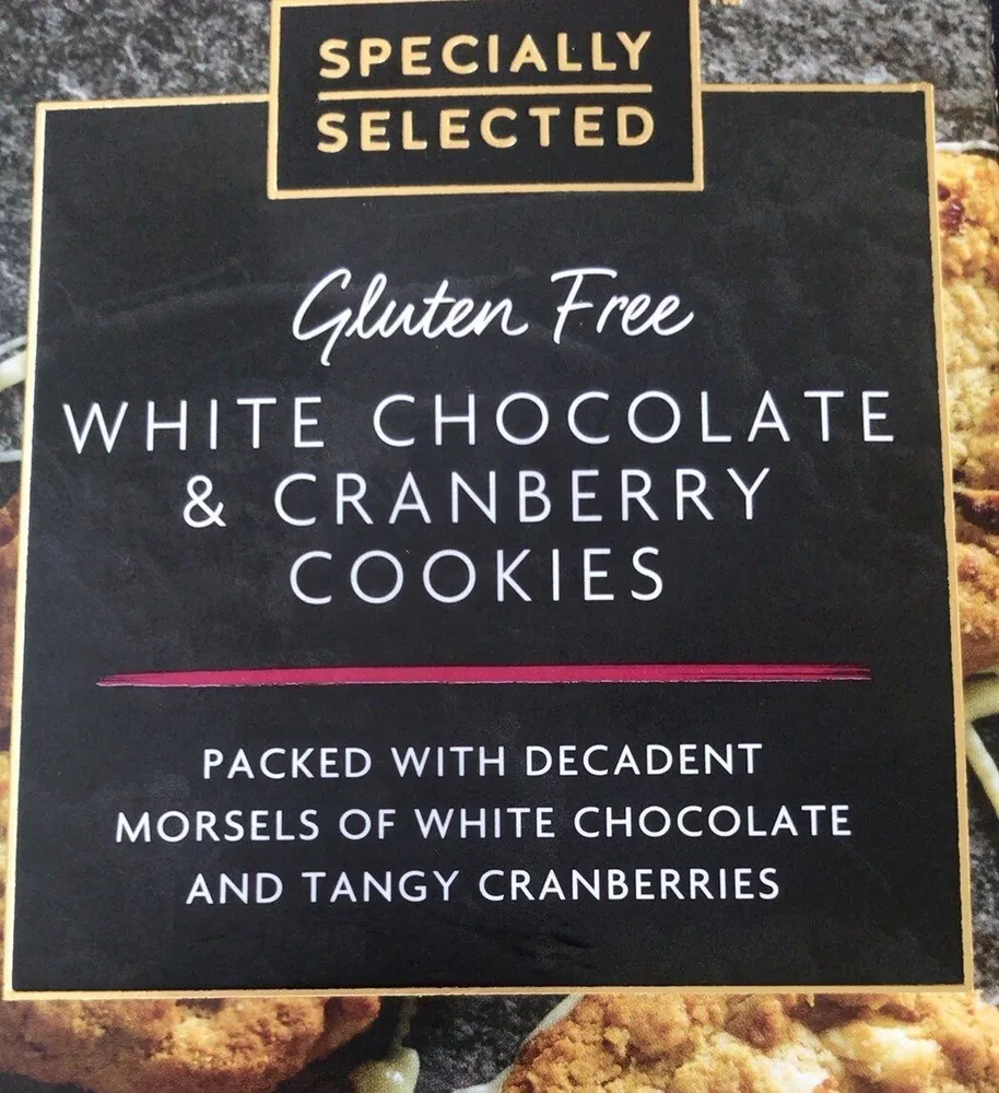 Gluten free with chocolate&cramberry cookies