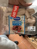 Irish pork cocktail sausages