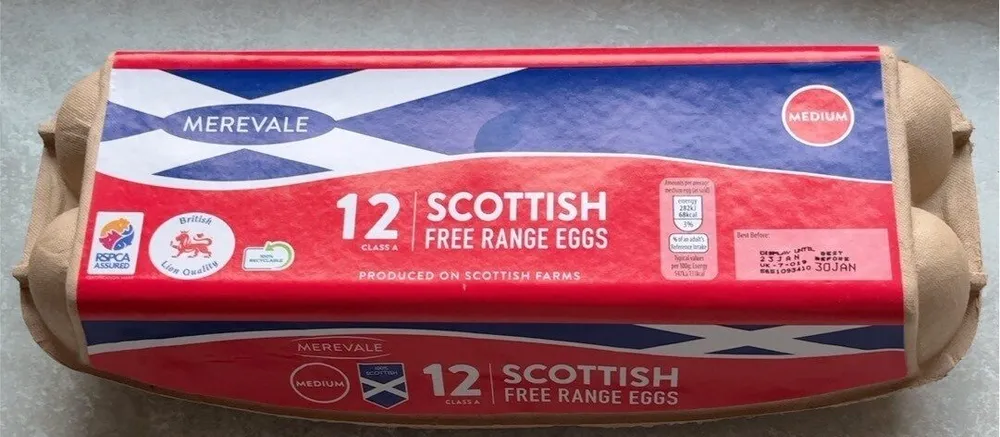 Scottish Free Range eggs