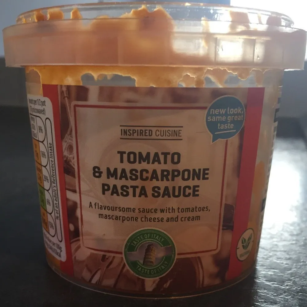 Tomato & Mascarpone pasta sauce