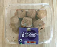 Mini chocolate chip muffins