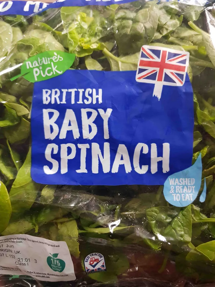 Baby Spinach, washed & ready to eat