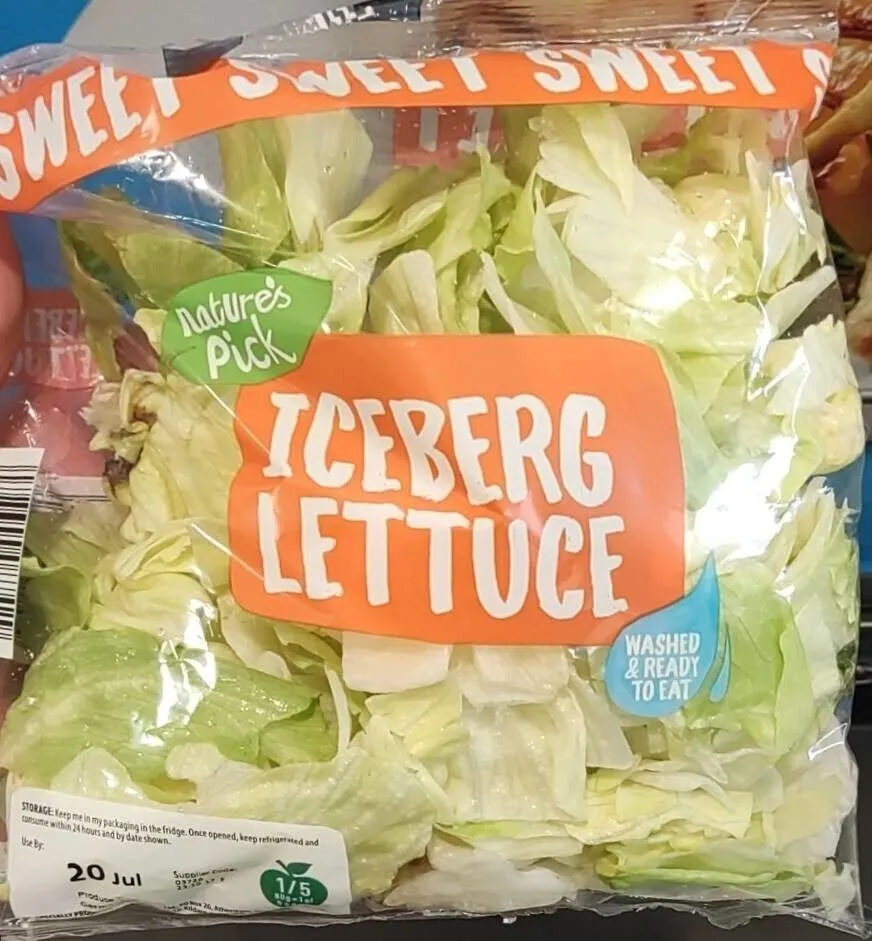 chopped iceberg lettuce