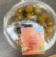 Chilli & garlic olives