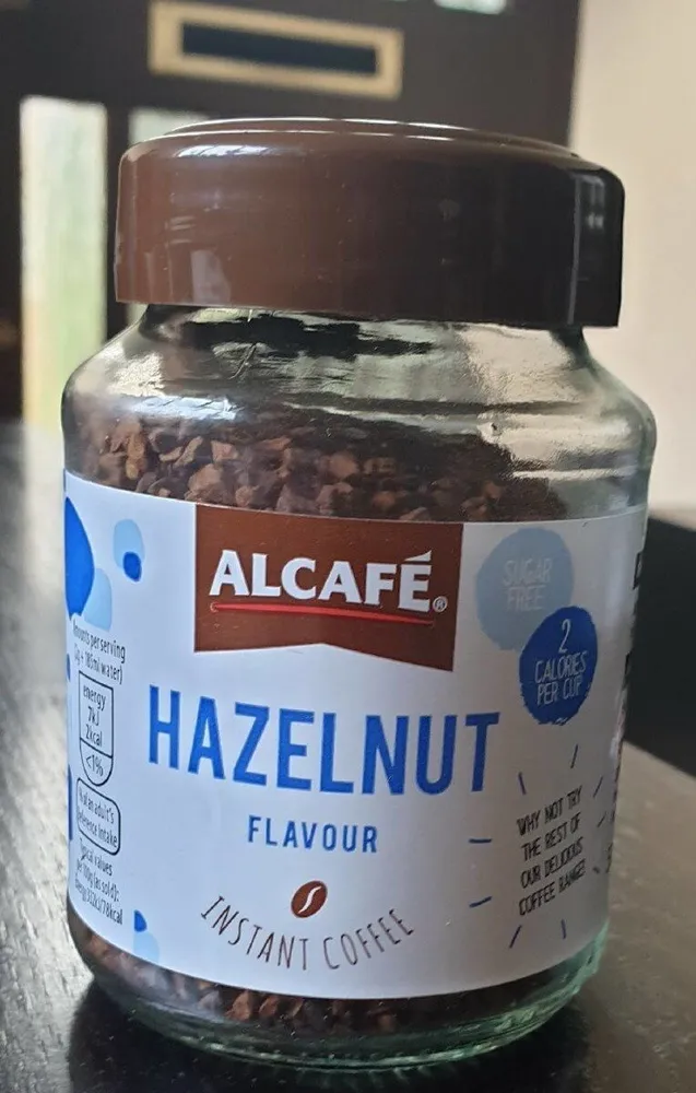Hazelnut flavour instant coffee