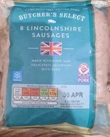 Butcher's Select Lincolnshire Sausages