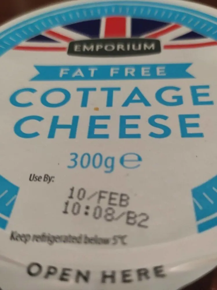 Fat free cottage cheese natural