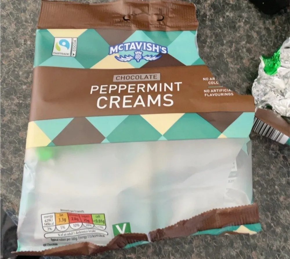Chocolate Peppermint Creams
